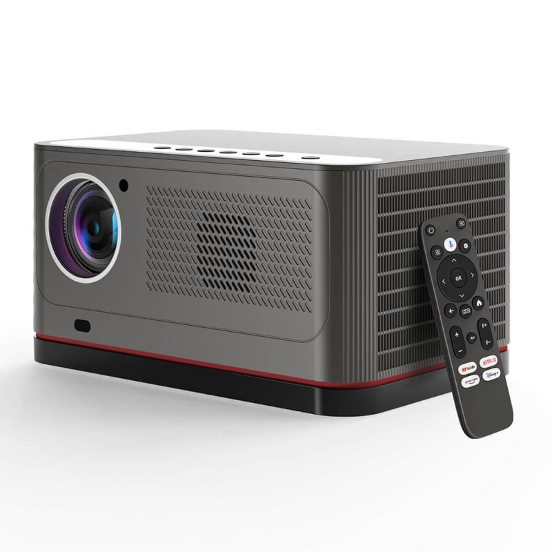 ETOE Whale Pro Beamer – Android TV 14, 1080p, 1800 ANSI , Auto Fokus
